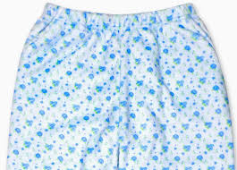 Blue Floral Fuzzy Pants
