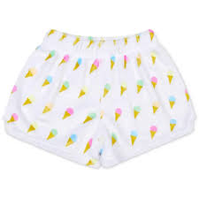Ice Cream Fuzzy Shorts