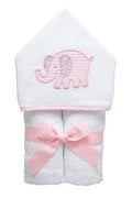 Pink Elephant Hooded Towel