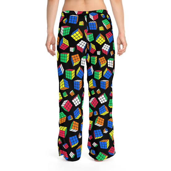 Rubik's Cube Fuzzy Pants